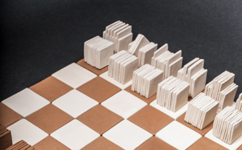Clay chess set
